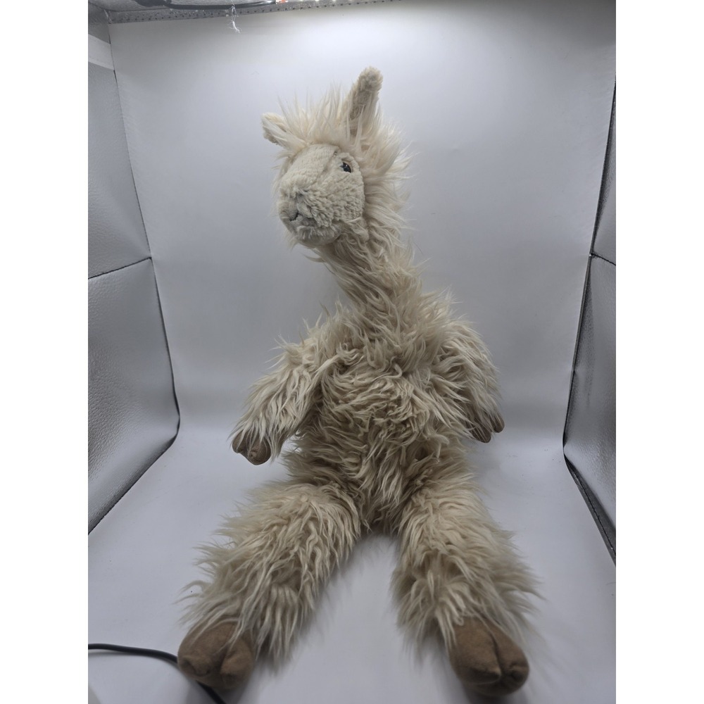 Jellycat Plush Luis Llama 17" Shaggy Stuffed Animal Sitting